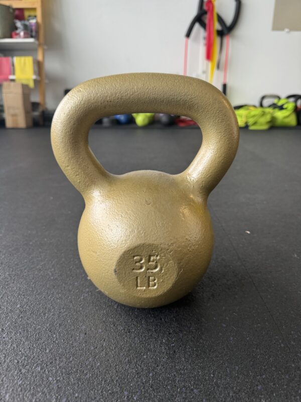 Golden Kettlebell 35lb - Image 2